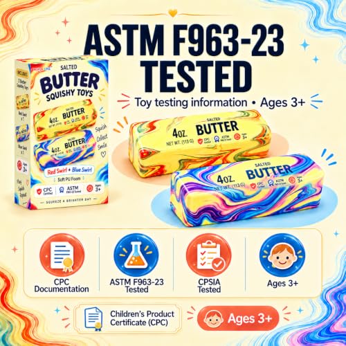 Butter Stick Squishy Toys, 2-Pack by ninja line — in use in a garden
